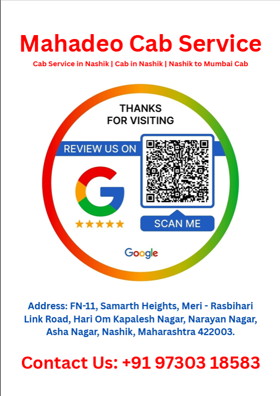 Mahadeo Cab Service QR Code - Google Review & Booking